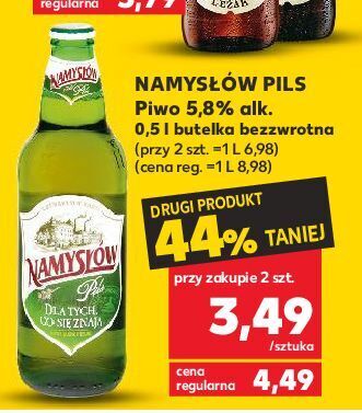 Kaufland Piwo namysłów pils oferta