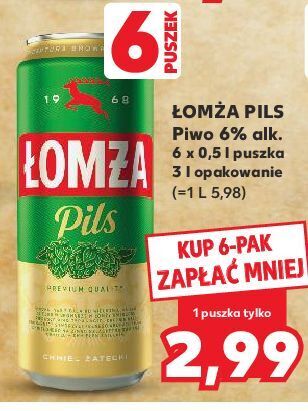 Kaufland Piwo łomża pils oferta