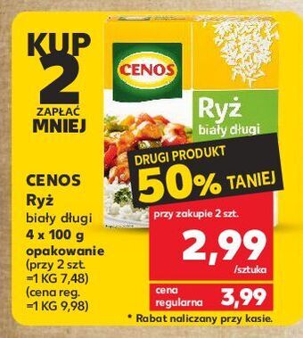 Kaufland Ryż biały długi cenos oferta