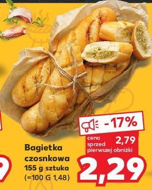 Kaufland Bagietka czosnkowa oferta