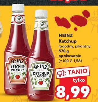 Kaufland Ketchup pikantny heinz oferta