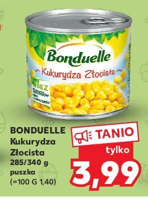 Kaufland Kukurydza złocista bonduelle oferta