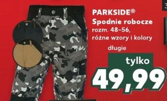 Kaufland Parkside spodnie robocze długie oferta