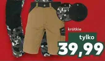 Kaufland Parkside spodnie robocze krótkie oferta