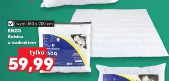 Kaufland Enzo kołdra z nadrukiem 160x200cm oferta