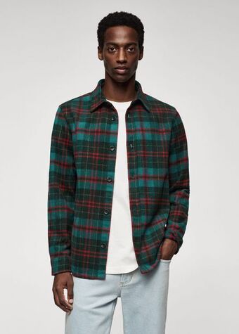 MANGO Flanelowa koszula w kratę oferta
