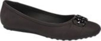 Deichmann Ciemnoszare baleriny damskie graceland z ozdobną klamrą oferta