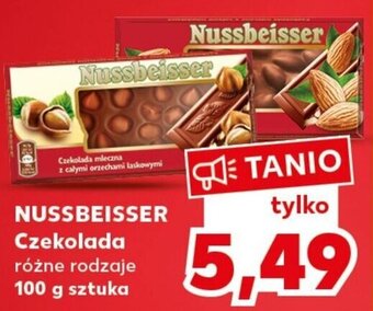Kaufland Nussbeisser czekolada 100g oferta