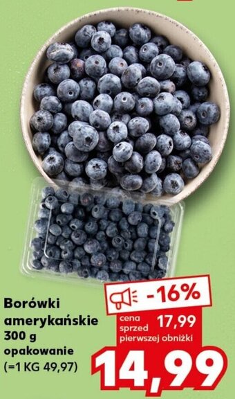 Kaufland Borówki amerykańskie 300g oferta