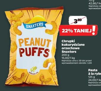 Netto Chrupki kukurydziane orzechowe snaxters oferta