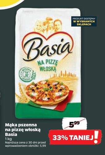 Netto Mąka pszenna na pizzę włoską basia oferta