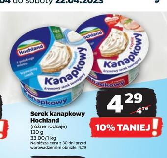Netto Serek kanapkowy hochland oferta