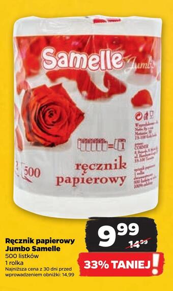 Netto Ręcznik papierowy jumbo samelle oferta