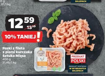 Netto Paski z fileta z piersi kurczaka sztuka mięsa oferta