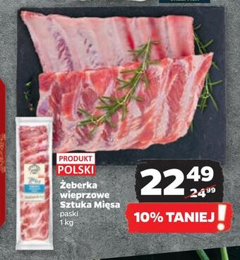 Netto Żeberka wieprzowe sztuka mięsa oferta