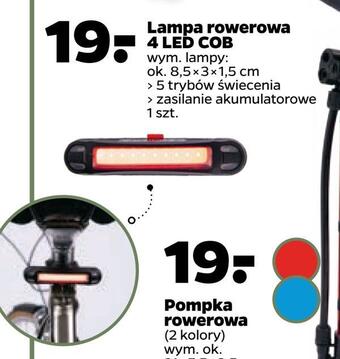 Netto Lampa rowerowa 4 led cob oferta
