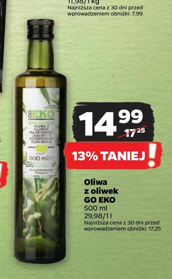 Netto Oliwa z oliwek go eko oferta