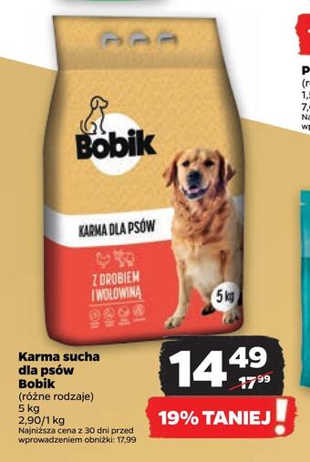 Netto Karma sucha dla psów bobik oferta