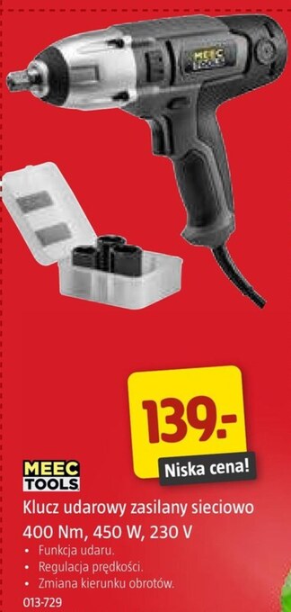 Jula Klucz udarowy meec tools oferta