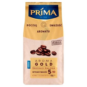Spiżarnia Smakosza Prima aroma gold kawa ziarnista 450 g oferta