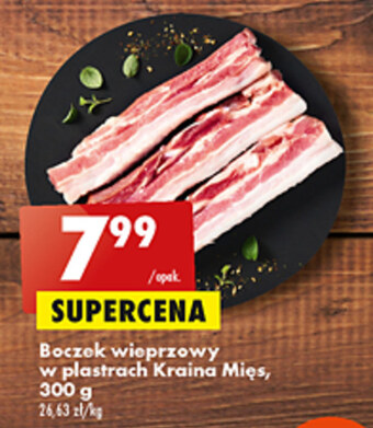 Biedronka Boczek wieprzowy kraina mięs oferta