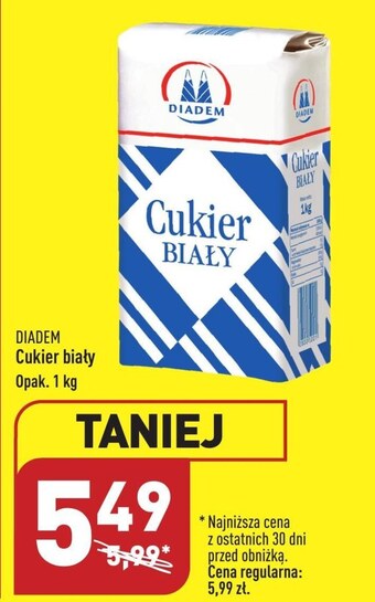 ALDI Cukier diadem oferta