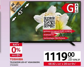 Selgros Telewizor toshiba oferta