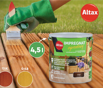 Biedronka Impregnat do drewna altax oferta
