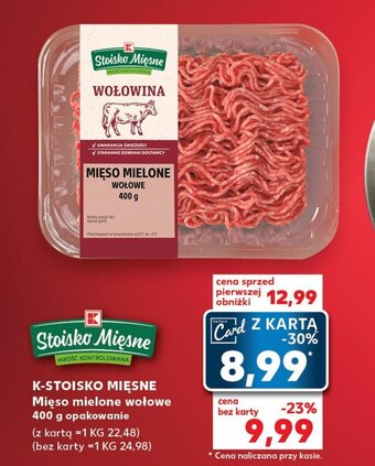 Kaufland K-Stoisko Mięsne Mięso mielone wołowe 400g oferta