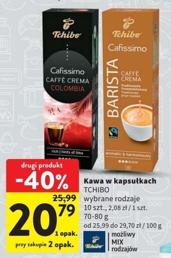 Intermarche Kawa colombia tchibo cafissimo caffe crema oferta