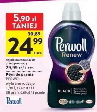Intermarche Płyn do prania perwoll renew black oferta
