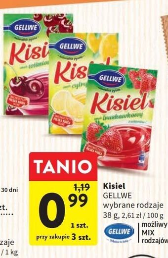 Intermarche Kisiel truskawkowy gellwe oferta