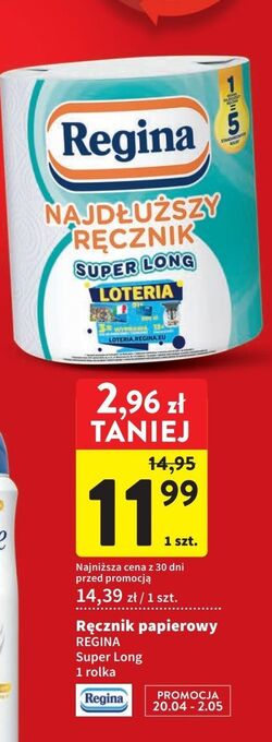 Intermarche Ręcznik papierowy regina najdłuższy oferta