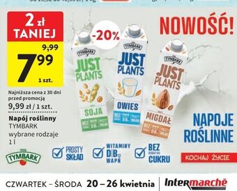 Intermarche Napój owsiany tymbark just plants oferta