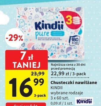 Intermarche Chusteczki wilgotne pure cleanic kindii oferta