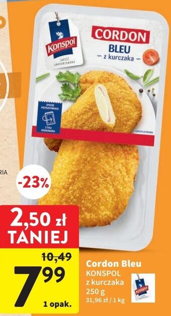 Intermarche Kotlet cordon bleu konspol oferta