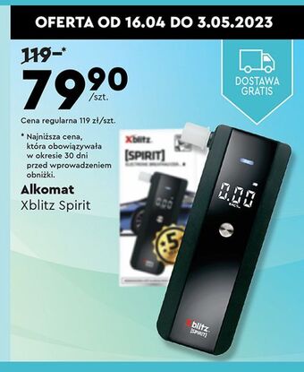 Biedronka Alkomat spirit xblitz oferta