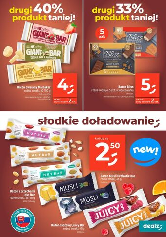 Dealz Batoniki caramel bliss oferta
