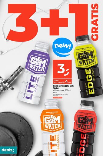 Dealz Napój izotoniczny mango & orange gym water lite oferta