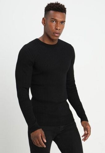 Zalando Sweter - black oferta
