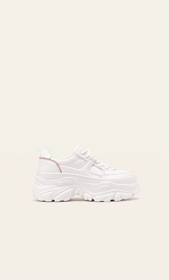 Stradivarius Buty sportowe na platformie xl oferta