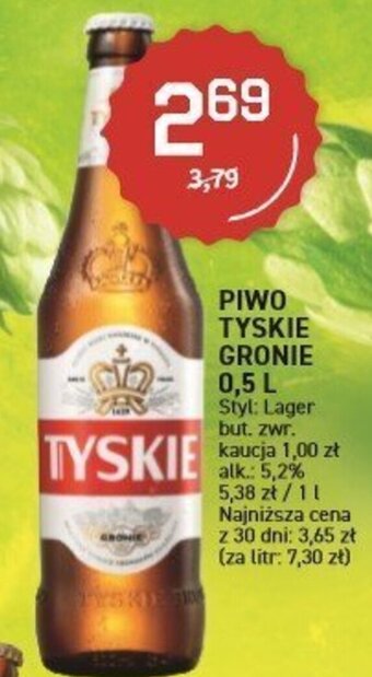 Duży Ben Tyskie Piwo Gronie 0,5l oferta