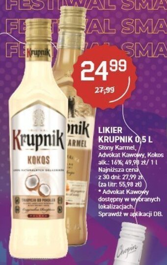 Duży Ben Krupnik Likier 0,5l oferta