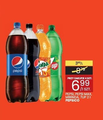 Wafelek PepsiCo pepsi, pepsi max, mirinda, 7up 2l oferta
