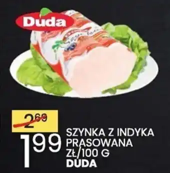 Wafelek Duda szynka z indyka prasowana 100g oferta