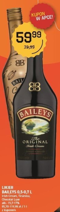 Duży Ben Baileys Likier 0,5-0,7l oferta