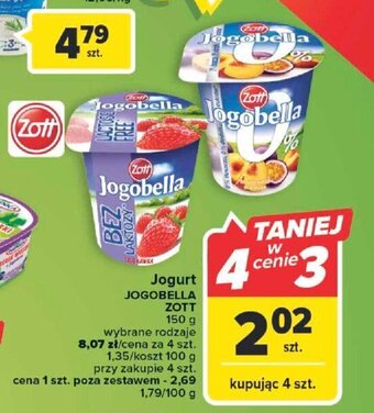 Carrefour Market ZOTT Jogurt Jogobella 150g oferta