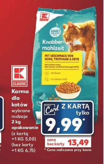 Kaufland Karma dla kota k-classic oferta
