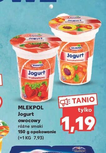 Kaufland Jogurt brzoskwiniowy mlekpol oferta