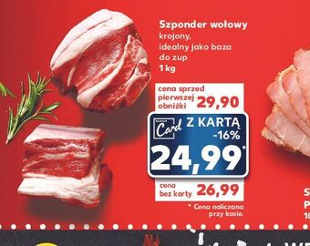 Kaufland Szponder wołowy oferta